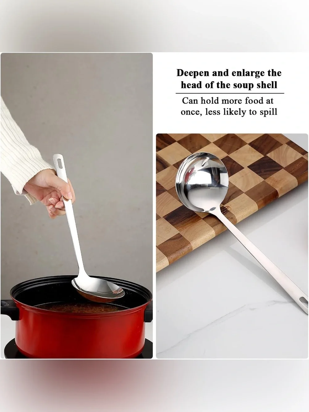 Stainless Steel Kitchen Utensils Set 6 Pieces